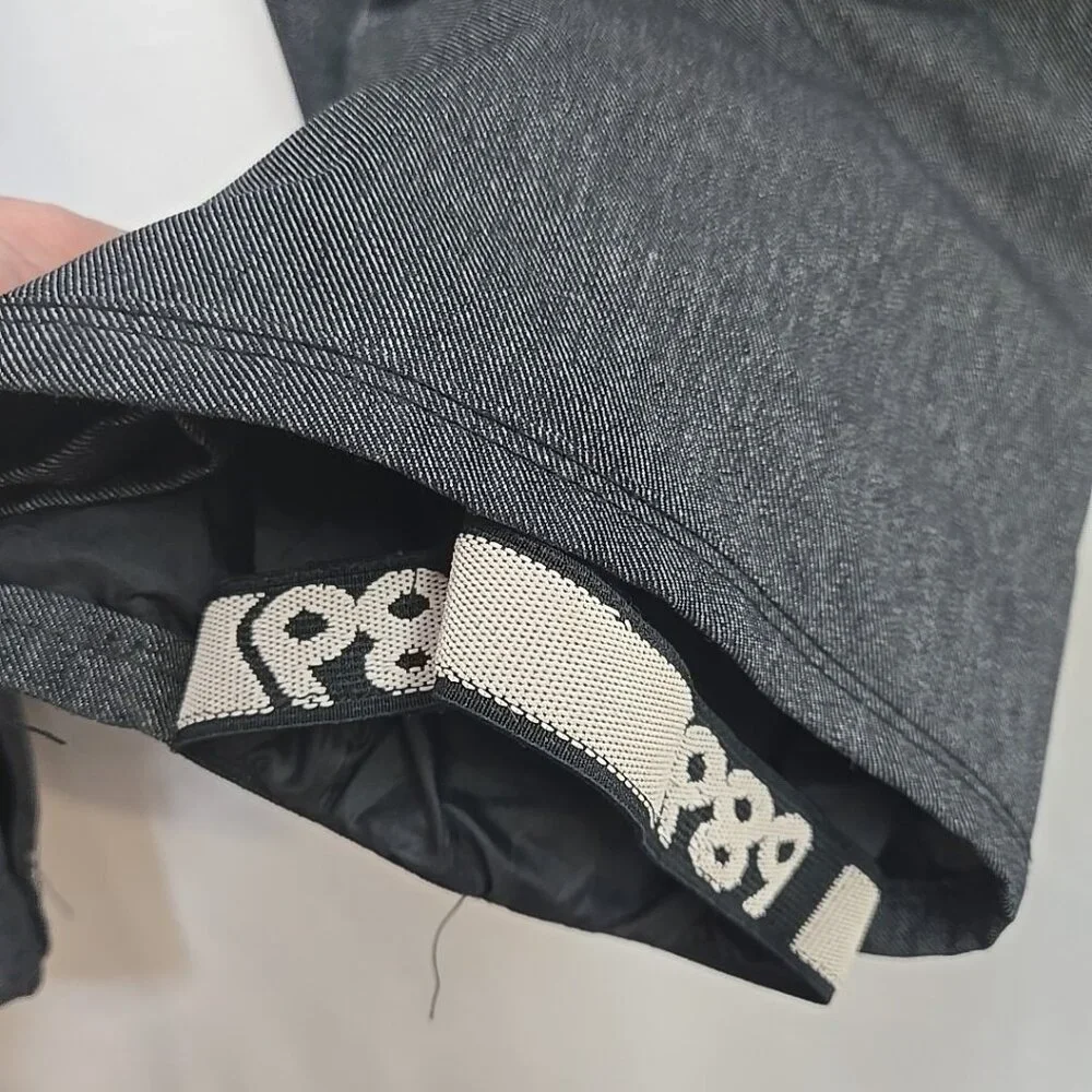 686 Snowboard Pants Mens Medium InfiDRY Reserved Raw 10,000 MM Waterproof Gray - Picture 5 of 13